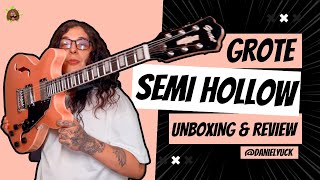 Grote Semi Hollow Body Guitar Unboxing amp Review [upl. by Auqenat411]