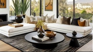 SOFT NEUTRAL LIVING ROOM DECORATING IDEAS 2024 INTERIOR DESIGNS [upl. by Stillmann]