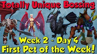 Week 2 Day 4  The First Pet of the Week Runescape 3 Totally Unique Bossing 11 [upl. by Orion]