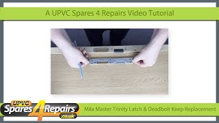 Mila Master Trinity Latch and Deadbolt Keep Replacement [upl. by Ihsar]