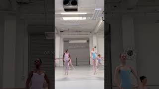 Entrechat Combination  Regular Ballet Class  Vaganova training in California dance ballet [upl. by Mialliw]