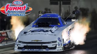 2023 NHRA Summit Nationals  Funny Car Night Qualifying Q1  Norwalk OH [upl. by Nitsraek]