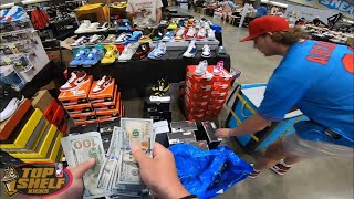 SPENDING 20K AT SNEAKERCON GOT STUCK IN CHICAGO TRIED TO BUY ALL HIS PAIRS WON 99cent AUCTION [upl. by Dulsea]