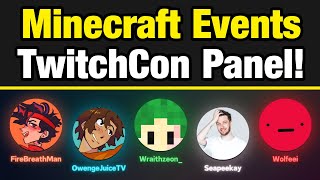 Minecraft Events panel at TwitchCon EU amp more [upl. by Sitto]