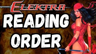 Where To Start Reading Elektra  Reading Order [upl. by Yaj]