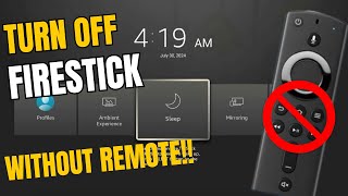 How to Turn OFF FireStick Without Remote [upl. by Einhoj933]