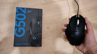 ASMR UNBOXING G502 HERO  THE BEST GAMING MOUSE [upl. by Yffat]