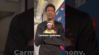 De’Andre Hunter dreamed about playing against Carmelo 🔥 [upl. by Abramo]