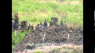 Archive footage SPLA moving into Bentiu 4 May 2014 [upl. by Isaac]