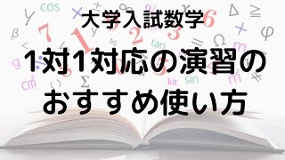 1対1対応の演習の使い方ガイド！大学入試を成功させる勉強法 [upl. by Whiteley]