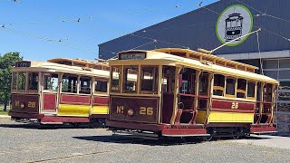 Ballarat Tramway Museum Compilation  Historic Electric Trams around Lake Wendouree [upl. by Halona408]