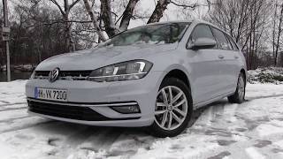 2018 VW Golf 7 Variant Facelift 20 TDI 150 HP TEST DRIVE [upl. by Anicart]