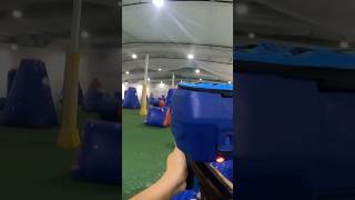 Whose GoPro got SMACKED first paintball 1v1 funnymoments [upl. by Joelly]