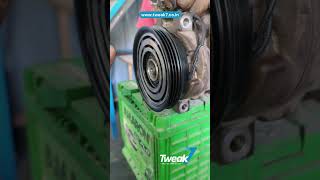 Car AC Working  Compressor Clutch Working  Tweak7 [upl. by Oirretna143]