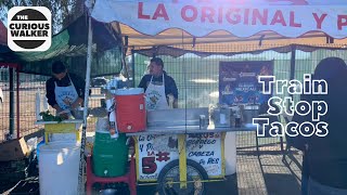 Tacos El Ferrocarril in Mexicali Mexico  Train Stop Tacos [upl. by Aiekahs]