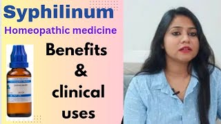 Syphilinum Homeopathic medicine uses in hindi  Complete drug picture  Syphilinum 30 uses in hindi [upl. by Amandie]