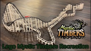 Mystic Timbers  CDXLego Roller Coaster Recreation [upl. by Nomelc]