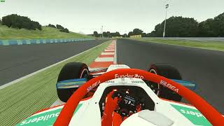 F2 2024 Oliver Bearman Onboard Lap At Hungaroring  assettocorsa [upl. by Ahsinra227]