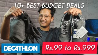 10 Best Budget Travel Products on DECATHLON  Rs99 to Rs999  datadock [upl. by Svensen]