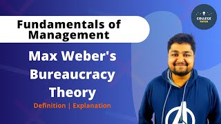 Max Webers Bureaucracy Theory  Bureaucratic Model  Fundamentals of Management [upl. by Aciria]