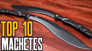 Top 10 Best Machetes For Survival Available On AMAZON [upl. by Arised499]