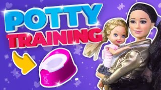 Barbie  Potty Training with the Twins  Ep50 [upl. by Nodyl]