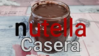 Como hacer nutella casera muy fácil 👌 Más que Rico [upl. by Ketchan840]