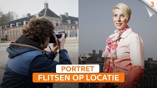 Locatie en flitsen bij portretfotografie  Alles over portretfotografie  Zoomnl  3 [upl. by Enybor]