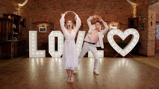 LOVE  Nat King Cole  Wedding Dance Choreography  Online Tutorial  Zatanczmypl [upl. by Martainn996]