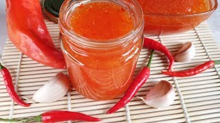 HOMEMADE SWEET CHILI SAUCE  PERFECT DIPPING SAUCE  EASY RECIPE [upl. by Griffis]