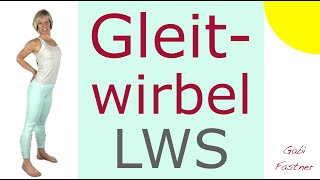 🥭 18 min Gleitwirbel im LWS  Bereich stabilisieren und entspannen ohne Geräte im Stehen [upl. by Frankie]