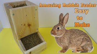 How to make a simply rabbit feedereasy to make [upl. by Ahsaetal]