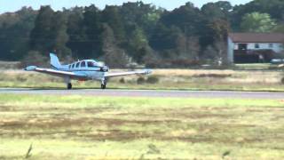 G36 Bonanza N229TT departing KHWY on 91810 at 1620 [upl. by Arreyt]