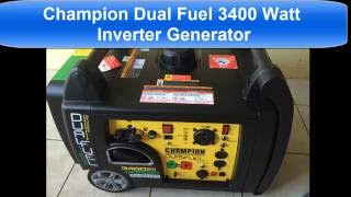 Champion 3400 watt dual fuel Power Inverter Generator [upl. by Anitnatsnok]