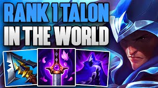 RANK 1 TALON IN THE WORLD CARRIES HIS TEAM  CHALLENGER TALON MID GAMEPLAY  Patch 1324 S13 [upl. by Annwahs]