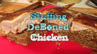 Stuffing a Deboned Chicken [upl. by Johna]