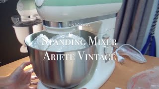 Unboxing Standing Mixer Ariete Vintage [upl. by Nahtnhoj11]