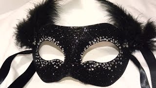 Masquerade Mask quot Night Skyquot DIY [upl. by Agueda]