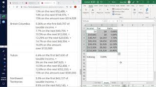 Using Excel for Tax Calcs Jun 2019 [upl. by Chadburn669]