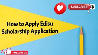 How to apply Edisu scholarship Application Step by Step [upl. by Oppen842]