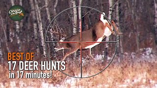 17 Deer Hunts in 17 Minutes ULTIMATE Deer Hunting Compilation  BEST OF [upl. by Idoc765]