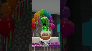 EL CUMPLEAÑOS DEL CREEPER TERMINA MAL shorts catnap novia babachops minecraft [upl. by Stafford503]