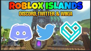 ROBLOX ISLANDS OFFICIAL DISCORDTWITTERWIKIA [upl. by Secundas]