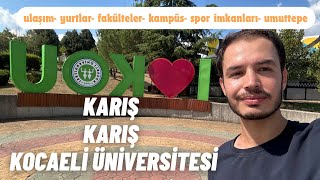 Kocaeli Üniversitesi Kampüs Tanıtım Turu I KOÜ Kampüs Vlogu [upl. by Kirstin444]