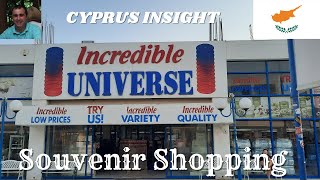 Souvenir Shopping at Incredible Universe in Ayia Napa Cyprus [upl. by Kendre725]