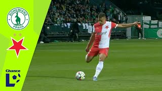 Chance Liga Highlights Bohemians Praha 1905 vs SK Slavia Praha 04 10 kolo [upl. by Ellecrad]