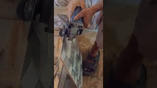 how to tile cutting construction shortvideo tips [upl. by Hamburger]