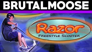 Razor Freestyle Scooter  brutalmoose [upl. by Hsital]