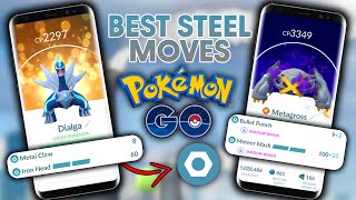 BEST STEEL TYPE MOVES in POKEMON GO shorts [upl. by Adnilre]