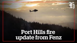 Port Hills fire update live from Christchurch [upl. by Sana300]